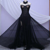 runhufu Black Long Wedding Dress Sexy Bridal Gown Vestidos De Novia Sexy Tulle Wedding Gowns Trouwjurk Plus Size