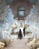 Runhufu Black Wedding Dresses Glitter Bride Gown with Off Shoulder Ball Gown Sweetheart Lace Wedding Gown Plus Size