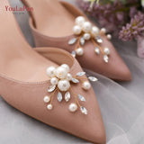 Runhufu X05 2pcs/lot Bride High Heels Clips Rhinestone Bridal Wedding Shoes Buckle Women Accessories High Heel Decoration