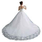 runhufu High Quality See Through Wedding Dresses Ball Gowns Lace Up Bride Dres Vestidos De Novia Plus Size Customized Dress