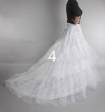 runhufu New 3 Rings Petticoat For Wedding Dress Elastic Band Lace Up Can Be Adjustable Wedding Accessories 12 Styles Available