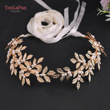 Runhufu SH353 Sparkly Skinny Belt Gold Leaf Wedding Belt with Pearls Womens Formal Belts Wedding Waist Belt Jeweled Dress Belt