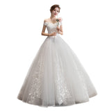 runhufu Dress 2023 New Sexy V-neck Ball Gown Princess Vintage Wedding Dresse Luxury Lace Wedding Gowns Plus Size