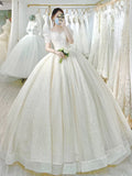 runhufu Simple Wedding Dress 2023 New Princess Bride Dress Shiny Ball Gown Wedding Dress Vestido De Noiva