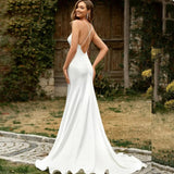 White Slings Light Wedding Dress Wedding Dress Wedding Dress Lady Engagement Toast Temperament Sexy Famous Birthday Travel Dress Dress Dress