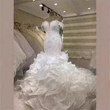 Customer For 2025 Wedding Dress A Word Shoulder Long-Sleeved Nail Beaded Fishtail Ass Sexy Thin Tailing Summer