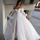French Light Wedding Dress 2025 New Temperament Welcome Dress Super Xiansen Long Sleeve Small Tail Yarn High Sense