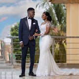 Fishtail Wedding Dress 2025 New Temperament White Waist-To-Shoulder Tail African Bride Wedding Dress Go Out To Welcome Summer