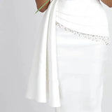 Light Wedding Dress 2025 New Bridal French Light Luxury Shoulder Temperament Super Fairy Small Man Goes Out Light Yarn Summer
