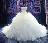 Wedding Dress 2025 New Breast-Wear Sexy Hottie Large Size Bridal Wedding Dress Princess Punt Skirt