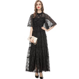 runhufu Industry Lianglid Leafs Pink-Senage Princess Style Dresses Summer Women's New 2024