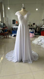 Simple Light Wedding Dress 2025 New Slimming Shoulder Big Back Bride Dragging Tail Out Of The Yarn Shoot Thin