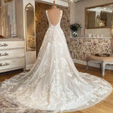 Wedding Dress 2025 New Elegant Fashion White Deep V Sexy Back Banquet Dress Summer