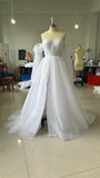 French Light Wedding Dress 2025 New Temperament Welcome Dress Super Xiansen Long Sleeve Small Tail Yarn High Sense