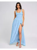 runhufu Women's Dress Wish Sexy V-Neck Sling Lace Dress