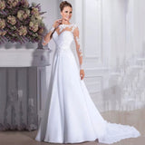 For Wedding Dress 2025 New Fishtail Retro Lace Long Sleeve Long Sleeve Temperament Tail