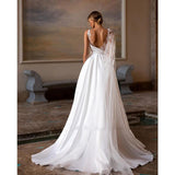 Temperament Wedding Dress 2025 Summer New Simple Main Wedding Dress