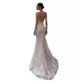 Deep V Fishtail Wedding Sexy Temperament Thin 2025 Summer New Soft Yarn Fashion Fashion Stature