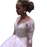 Wedding Dress Retro New Tail Lace Bride Big Tailed Wedding Dress 2025 Summer Fashion Banquet Toast