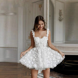 Travel Shot Light Wedding Dress Daily Can Wear High-End Feel Lace Temperament Out Of The Yarn Tector Card Registration Small Dress Short Dress Skirt