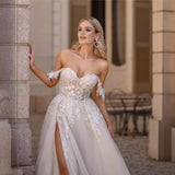 Spring And Autumn 2025 New Beautiful Main Bridal Fishtail Wedding Dress White Tail Perspective Bare Back Lace Wedding Dress