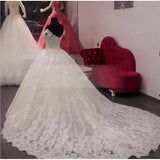 Tail Wedding Dress 2025 Summer Shoulder Dress Bare Back Sexy Wedding Dress