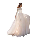 Wedding Dress New 2025 Summer Women's Long-Sleeved Bridal Wedding Dress Plus Code