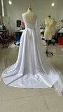 Temperament Wedding Dress 2025 Summer New Simple Main Wedding Dress