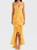 runhufu Princess French Style Style Slimish Irregular Fish Tail Skirt Dress Dress Fairy Party