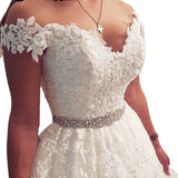 2025 New Summer Long-Sleeved White Elegant Mid-Rise A-Word V-Neck Chinese Short Wedding Dress Can Be Determined