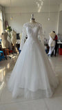 Wedding Dress New 2025 Summer Women's Long-Sleeved Bridal Wedding Dress Plus Code