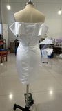 Short Small Wedding Dress White Wedding Dress High-End Denite Detachable Tail