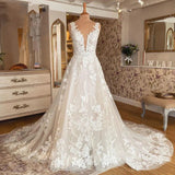 Wedding Dress 2025 New Elegant Fashion White Deep V Sexy Back Banquet Dress Summer