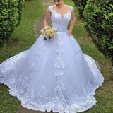 2025 New Wedding Dress White Retro Lace Wedding Dress V Collar Bare Back Sexy Main Wedding Dress Code