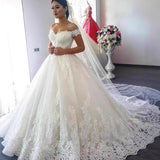 Tail Wedding Dress 2025 Summer Shoulder Dress Bare Back Sexy Wedding Dress