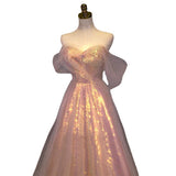 runhufu Dress Bride 2025 New Net Yarn Thin Annual Banquet Host Mermaid Shoulder Evening Dress Woman