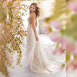 runhufu Explosion Of New Lace Sexy V-Neck Sleeveless Wedding Dress Dress Dress Dress