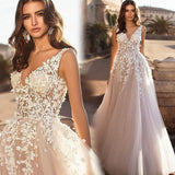 French Style V-Necked Light Wedding Dress 2025 Summer Shawl Bride In The Wedding Dress To Shoot The Fairy Body