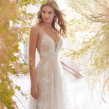 runhufu Explosion Of New Lace Sexy V-Neck Sleeveless Wedding Dress Dress Dress Dress