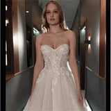 Wedding White Sexy Shoulder-To-Shoulder-Back Wedding Dress 2025 Summer New Temperament High-End Style Wedding Dress