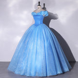 runhufu The Escape Of The Princess Phonop Dress Vocal Art Exam Dress Blue Temperament Adult Ceremony Photo Sen Line Evening Dress