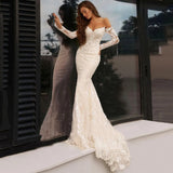 Wedding Thigh Lace Skinny Sexy Fishtail Skirt Pat The Outdoor Light Yarn High Waist-Out