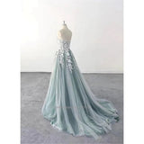 Runhufu Sweetheart Neckline A-Line Wedding Dresses Spaghetti Straps Lace Appliques Sweep Train Bridal Gowns Custom Made