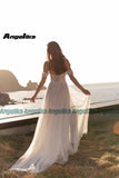 Runhufu Attractive Sequins And Beadings Wedding Dresses 2024 Bride Sweetheart A Line Appliques Tulle Button Chapel Train