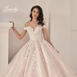 Runhufu Wedding Dress Vintage With Organza Ball Gown Boat Neck Sleeveless Lace Bride Gowns Appliques Back Lace Uprobes De Mariée