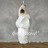 Runhufu Real Picture Off-Shoulder Puff Sleeves Pleats Short Wedding Dress Sheath Above Knee Mini Bridal Gown Custom Made