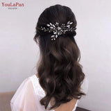 Runhufu Crystal Hair Pin for Woman Bridal Girl Hairpin Wedding Hair Accessories Bride Hair Clip Bridesmaid Headdresses HP103-1