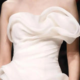 Runhufu Short Wedding Dresses For Bride Sexy Strapless Sheath Vestido De Festa 2024 New Simple Abiti Da Sposa Custom Made