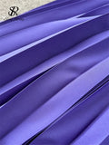 Runhufu 2024 New Backless Bandage Sexy Dress Women Evening Party Strap High Quality Sleeveless Pleated Vacation Beach Dress