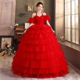 Runhufu Halter Quinceanera Dresses New Sweet Party Dress Ball Gown Off The Shoulder Zipper Back Beautiful Fluffy Robe De Bal